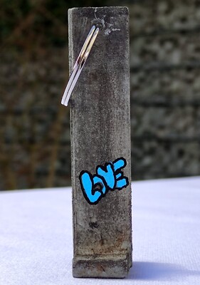 Banksy   Walled Off Hotel   LOVE Key Fob Wall Section