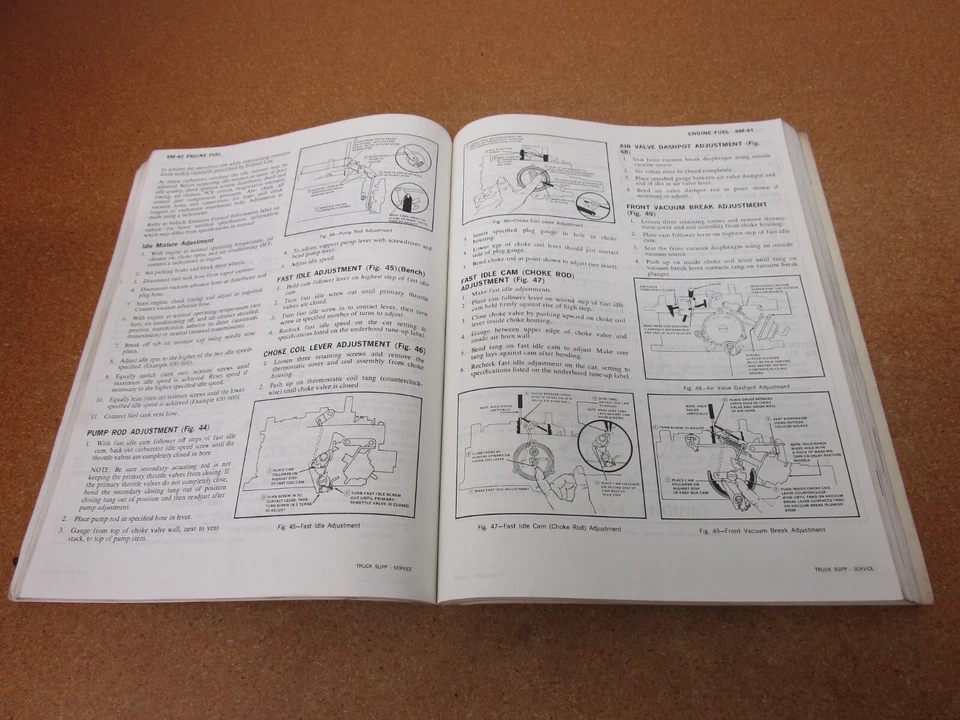 GMC C/K 1975 camioneta pickup Suburban Jimmy Van manual de servicio uso original con 1974 Foto 4 de 4