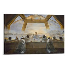 Póster pintura mural lienzo Salvador Dalí 1955 El sacramento de la última cena
