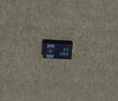 10PCS  47uF 16V Tantalum Capacitor Conductive Polymer 16TQC47M