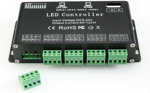 DMX 512 LED Decoder Controller RGB Strip Light Dimmer 3/4/12/24/30/36 Channel - Picture 30 of 50