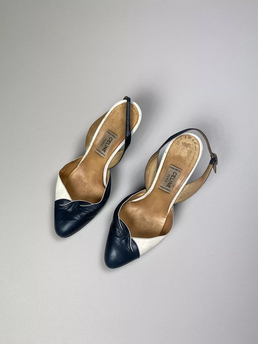 Celine vintage 80s 70s women’s heels shoes size 6