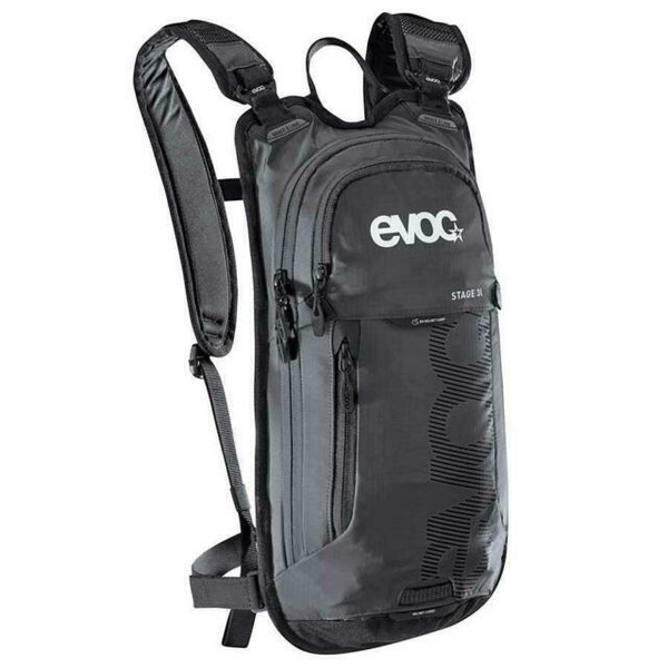Evoc Stage 12L Black Hydration Bag Backpack w//o Bladder
