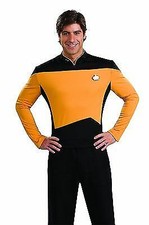 RUBIES STAR TREK Deluxe TNG Next Generation Yellow HALLOWEEN COSTUME 888980