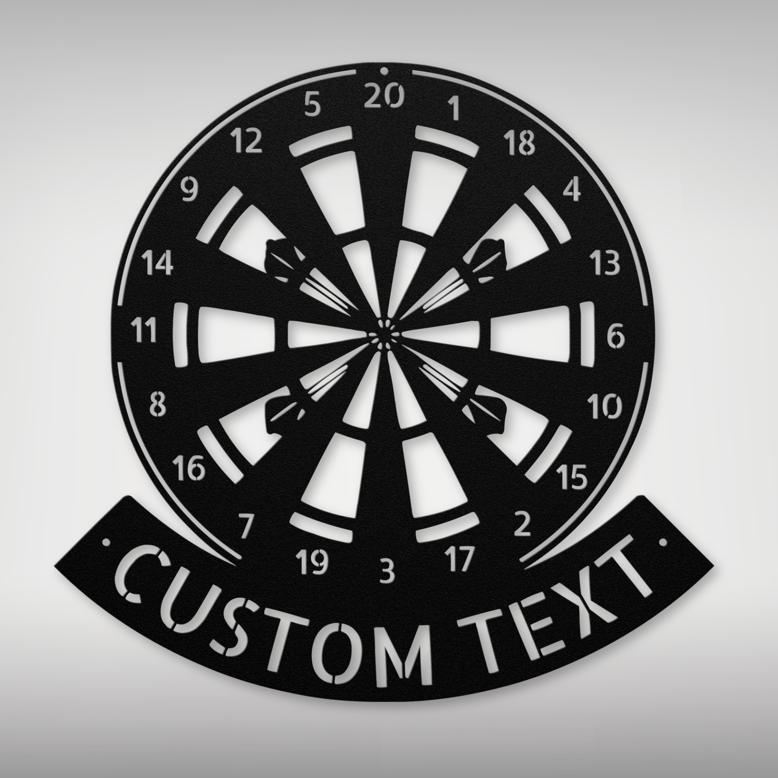 Custom Dart Board Metal Sign - Perfect for Game Rooms and Sports Fans