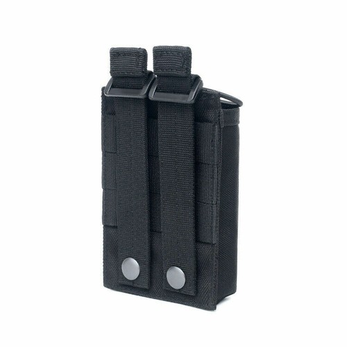Tactical Molle Radio Walkie Talkie Interphone Holder Bag Military Magazine Pouch - Picture 8 of 16