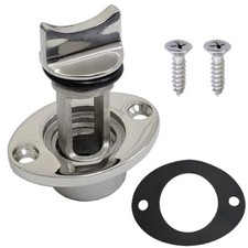 316 Stainless Steel Boat Drain Plug High Polished Garboard Bilge Drain Plug B...