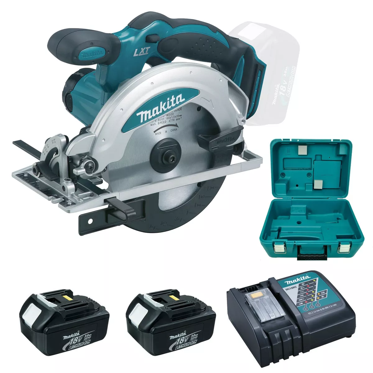MAKITA LXT 18V BSS610RFE CIRCULAR SAW KIT 110V OR 240V