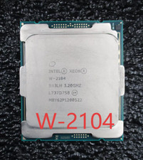 Intel Xeon W-2104 3.2GHz Quad-Core SR3LH Used   Tested  Working   LGA 206