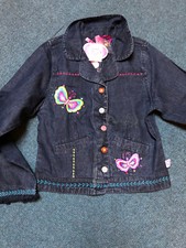 MIM-PI MÄDCHEN JEANS JACKE blau  Gr.10/140 %%