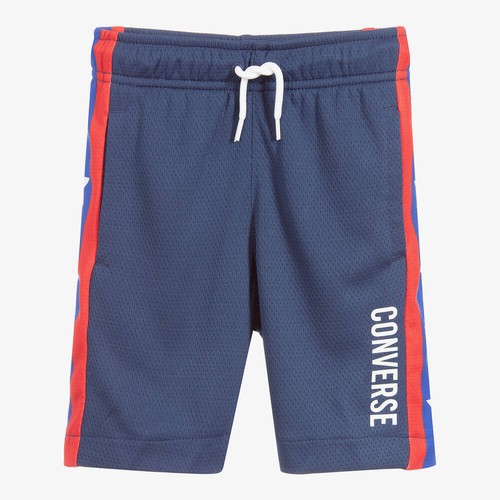 Converse Star Stripe Big Boys' Mesh Athletic Shorts - Picture 5 of 18