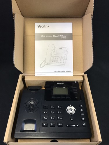 Yealink Ultra-Elegant Gigabit IP Business Desktop Media SIP-T40G IP Phone - 第 1/6 張圖片