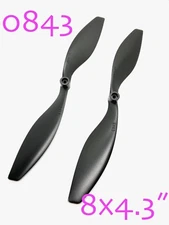 2PCS ⌀3mm 8"x4.3" EP Propellers Electric Motor W/ Hex Mount Type (US SELL SHIP)