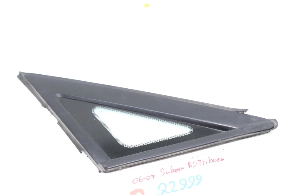 06-07 SUBARU B9 TRIBECA FRONT LEFT VENT WINDOW GLASS Q2999 - Image 2 of 4