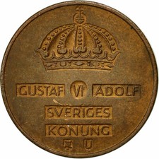 #522047 M&uuml;nze, Schweden, Gustaf VI, Ore, 1967, SS, Bronze, KM:820