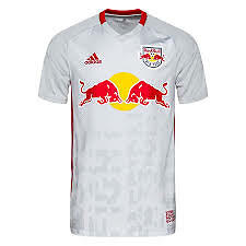 Мужская домашняя майка Adidas MLS New York Red Bulls серого цвета Серый/Белый  