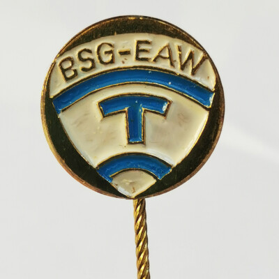 Fussball Anstecknadel BSG EAW Treptow DDR Berlin Bezirk Berlin