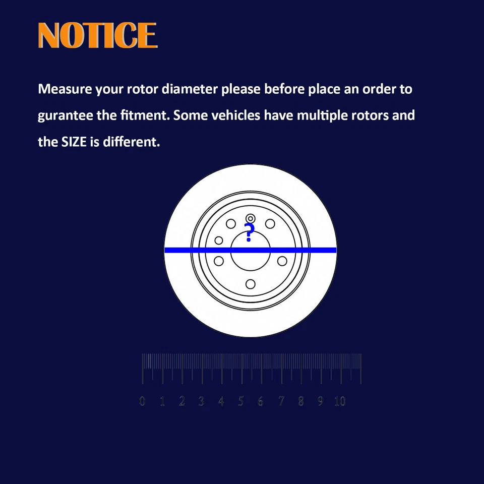 Kit de rotores y pastillas de freno delanteros perforados para Honda Odyssey 2005-2010 Foto 4 de 4