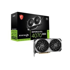 Msi Geforce Rtx 4070 Super Ventus 2x Oc 12gb Gddr6 Ada Lovelace Graphics Card
