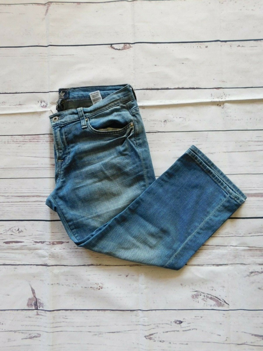 Jean Délavé Foncé Lucky Brand Pour Femme - Taille 6/28, Coupe Capri - Occasion En Très Bon état