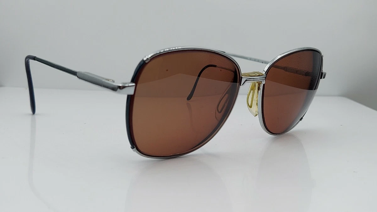 Oleg Cassini Vintage Cat Eye Sunglasses Marbled Brown Navy Blue 61-13/145 936 Oleg Cassini Original Vintage Sunglasses for sale | eBay main image 3