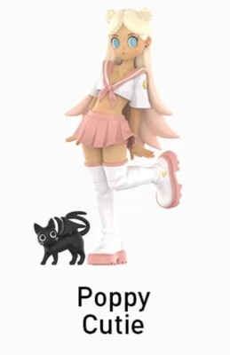 POP MART Peach Riot Rise Up Series Figure Poppy Cutie New & Sealed