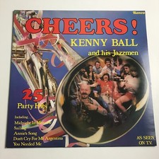 Kenny Ball & His Jazz Men - Cheers! LP Vinyl Record - RTL 2039  EX/VG+