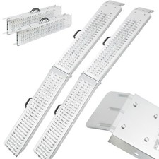 AREBOS 2x Faltbare Rampe max.400 kg Auffahrrampe Laderampe klappbar Verladerampe