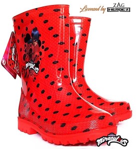 Details About Miraculousladybug Wellies For Children Rain Boots Miraculous Sizes 232578