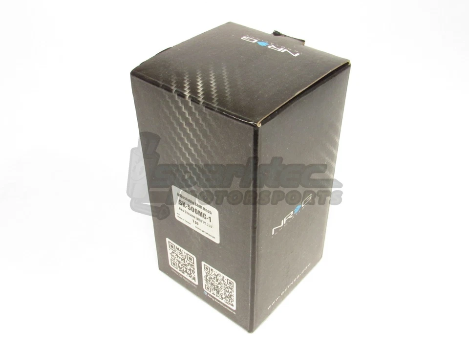 Perilla de cambio ajustable NRG Neo Chrome Stealth M10x1,25 mm para Nissan Mazda Hyundai Foto 2 de 4