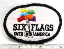 Parche Chaqueta Vintage Six Flags Over Mid America St Louis Missouri Parque de Atracciones
