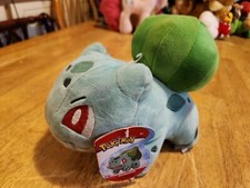 Pokemon 8" Bulbasaur Stuffed Animal Plush (C) WCT Wicked Cool Toys Tag Attached