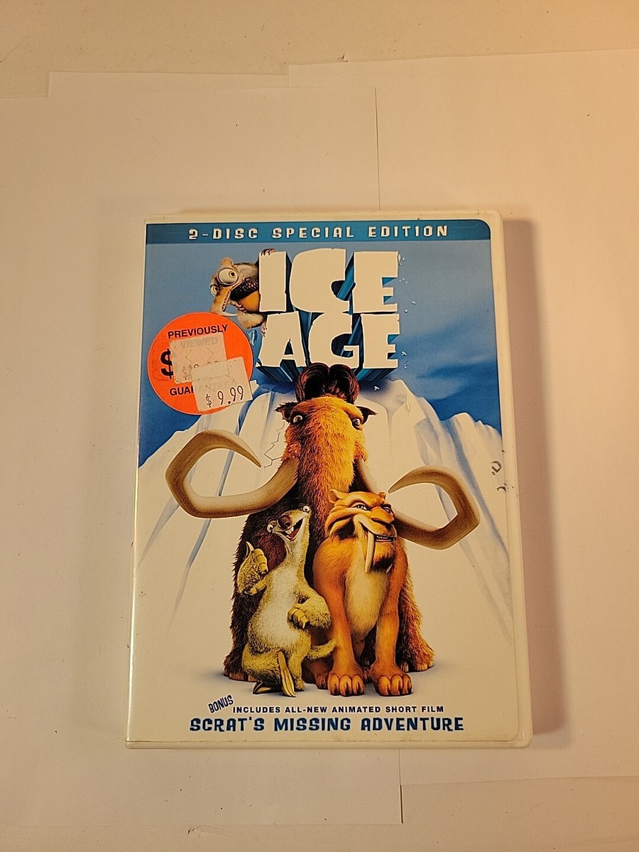 Ice Age (DVD, 2002, 2-Disc Set, Includes Full Frame and