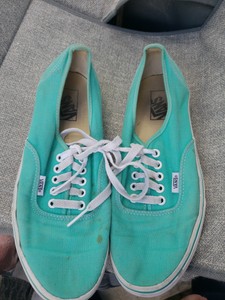 light green vans