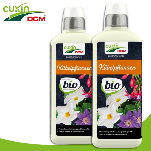 Cuxin Dcm 2X 800Ml FlüSsigdüNger KüBelpflanzen Bio Hortensie Kirschlorbeer Pfleg-image