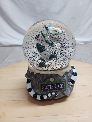 Beetlejuice Sand Worm Musical Snow Globe Funeral March of a Marionette