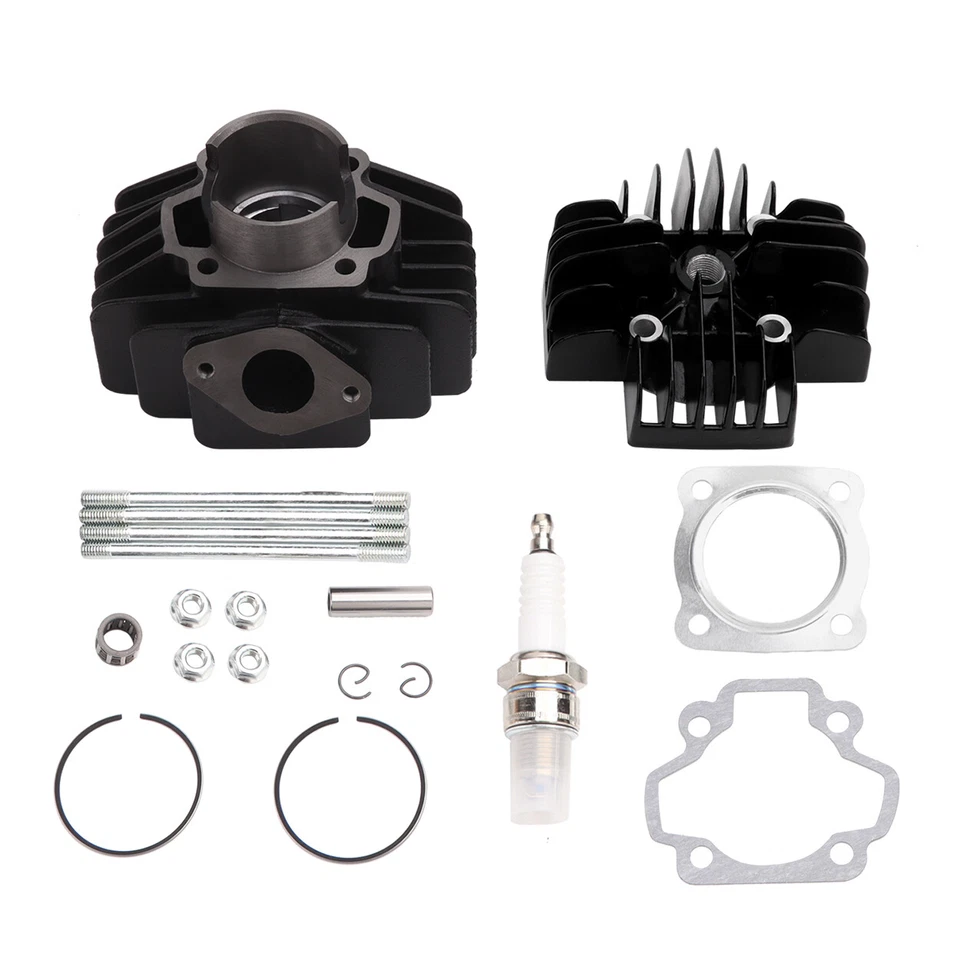 60CC BIG BORE KIT CYLINDER PISTON GASKET HEAD TOP END FOR YAMAHA PW50 1981-2009 Foto 4 de 4
