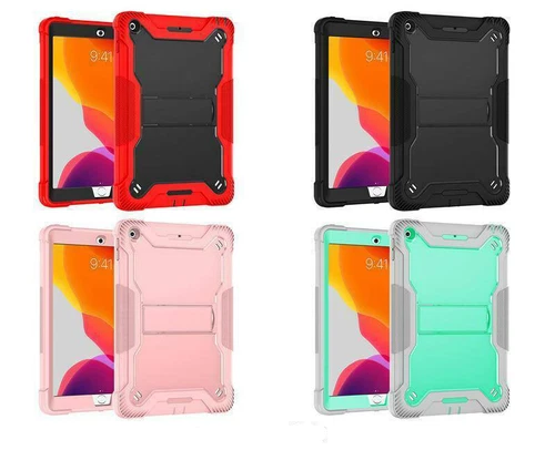 For iPad 5/6/7/8/9/10th Mini Air Pro 11" Shockproof Rugged Stand Hard Case Cover - Picture 3 of 53