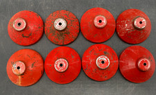 8 GILBERT ERECTOR PART "U" RED METAL BOILER TOPS