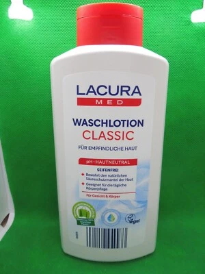 3x Lacura Med Waschlotion Classic, á 500 ml; pH hautneutral; Seifenfrei