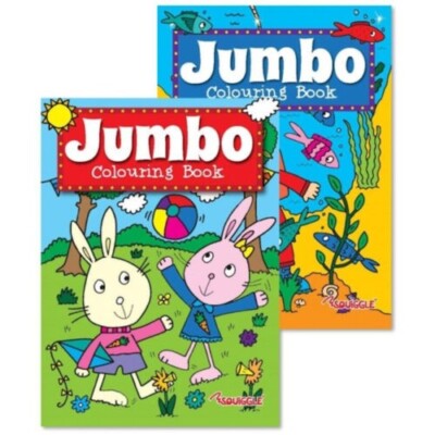 Jumbo Colouring Books Children's Colouring Books Kids activity Books Lots of fun
