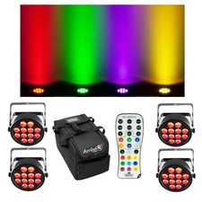 Chauvet 4bar Flex T Usb 4 X Rgb Led Par Light System For Sale Online Ebay