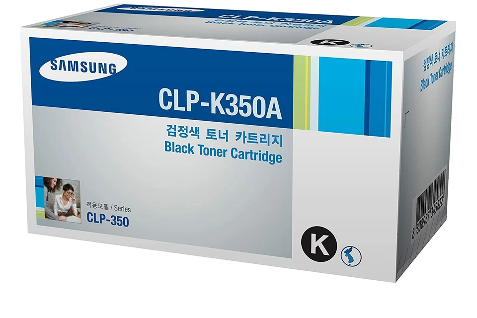Toner original Samsung noir CLP-K350A CLP 350 350N 351NK 351NKG EMBALLAGE D'O... - Photo 1/1