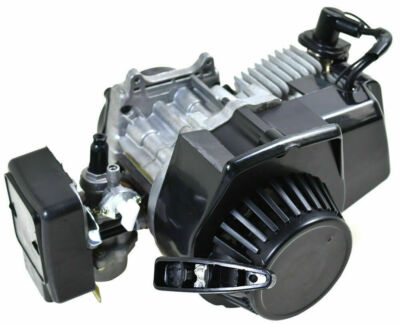 Kit Moteur 49cc 2 Temps Complet + Chaîne + Poignée D'accélérateur Pour Mini Scooter