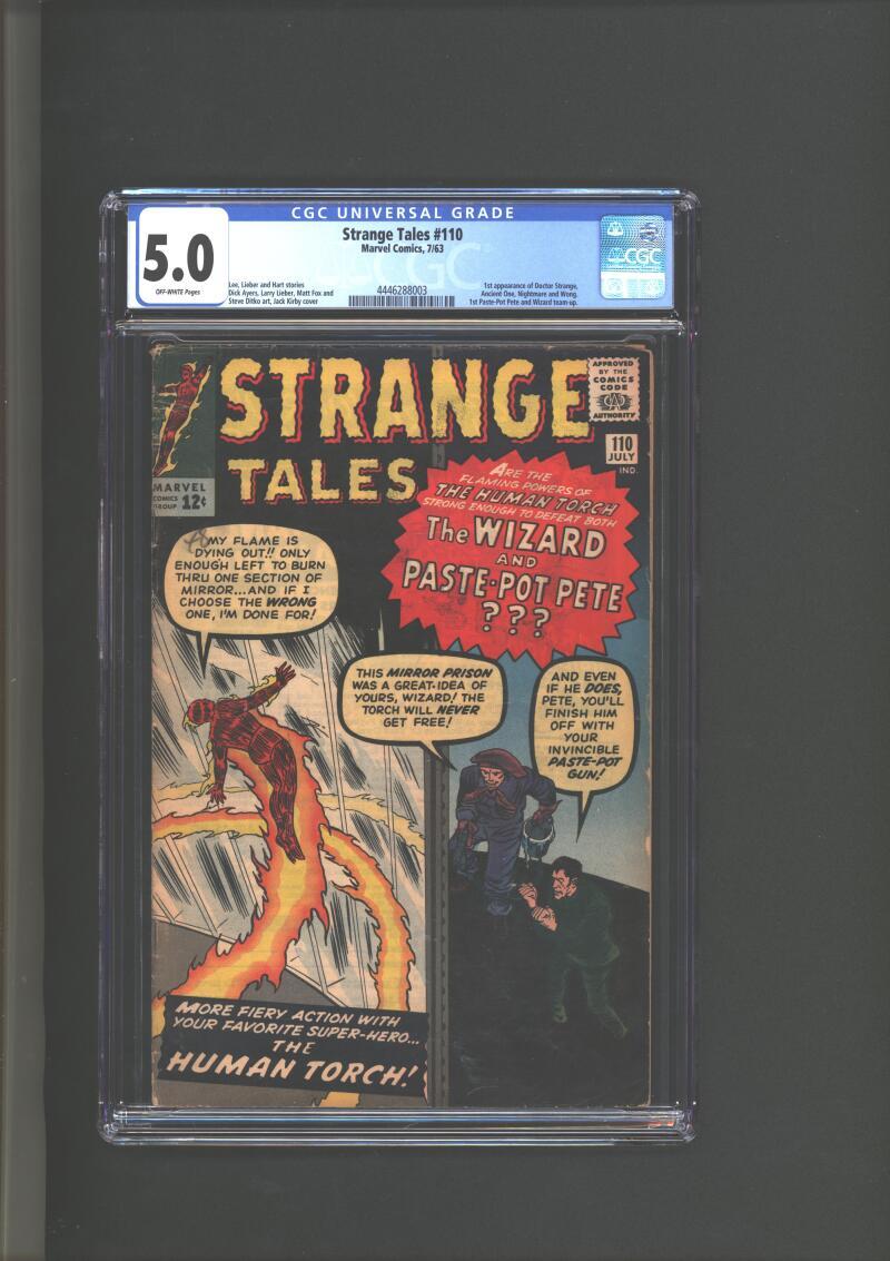 Strange Tales #110 CGC 5.0 1st App Of Doctor Strange, Ancient One Etc. 1963