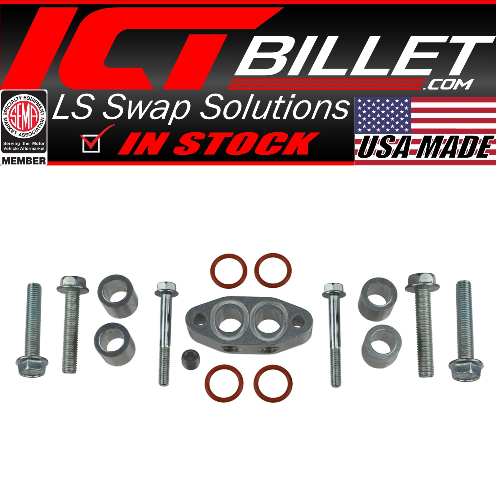 Spacer For Ls3 Camaro Supply Hose