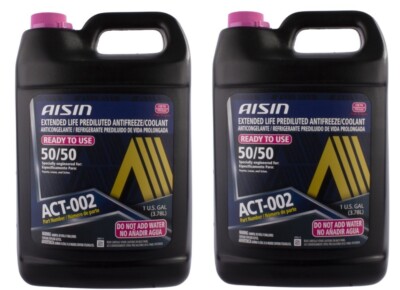 2 Gallon Pre-diluted Engine Coolant/Antifreeze AISIN for Lexus Scion Toyota Pink