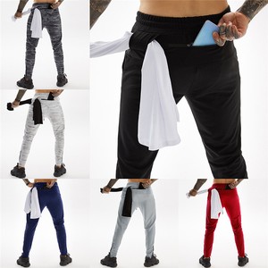 skinny fit active gym joggers with zip pockets