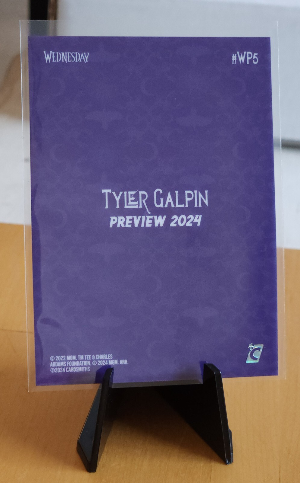 2024 Cardsmiths Wednesday Preview Tyler Galpin #WP5 Rainbow Holofoil Parallel