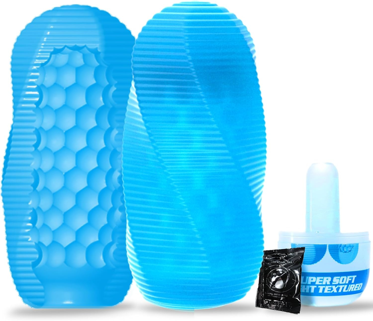 Male Toys - Spinning Textured Stroker Pocket for Ultra-Soft Stretchy  Toy with S